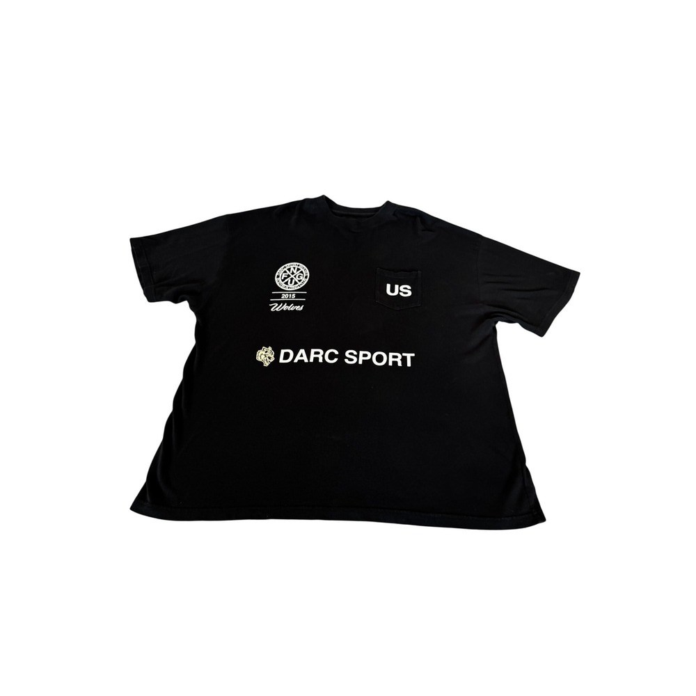 Darc Sport Wolves Forever Limited Edition Black Graphic Pocket T-Shirt XL